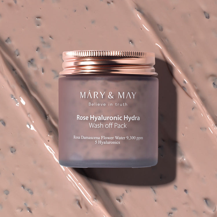[Mary&May] Rose Hyaluronic Hydra Wash Off Pack 125g