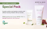 [Mary&May] CICA Soothing Sun Cream + Low pH Hyaluronic Gel Cleanser