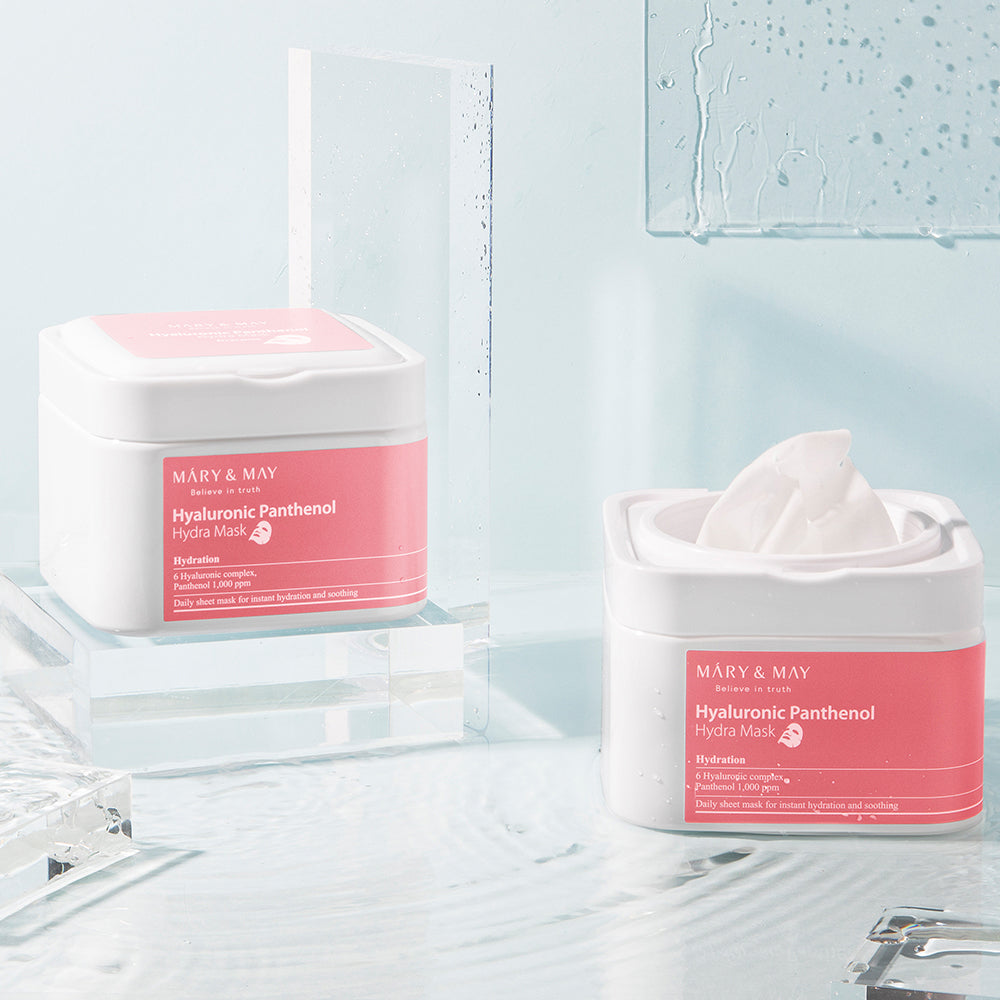 [Mary&May] Hyaluronic Panthenol Hydra Mask 30EA/400g