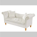 Velvet Ottoman