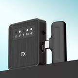 Square Straight Wireless Lavalier Microphone for Outdoor Shooting, Live Streaming & Sales Presentations